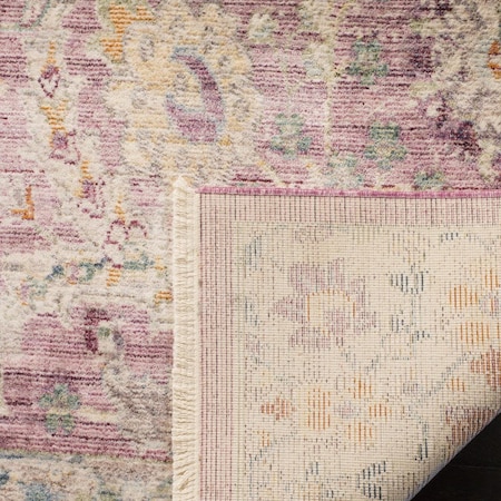 Safavieh Illusion Power Loomed Square Area Rug, Rose and Cream - 4 x 4 ft. ILL703F-4SQ